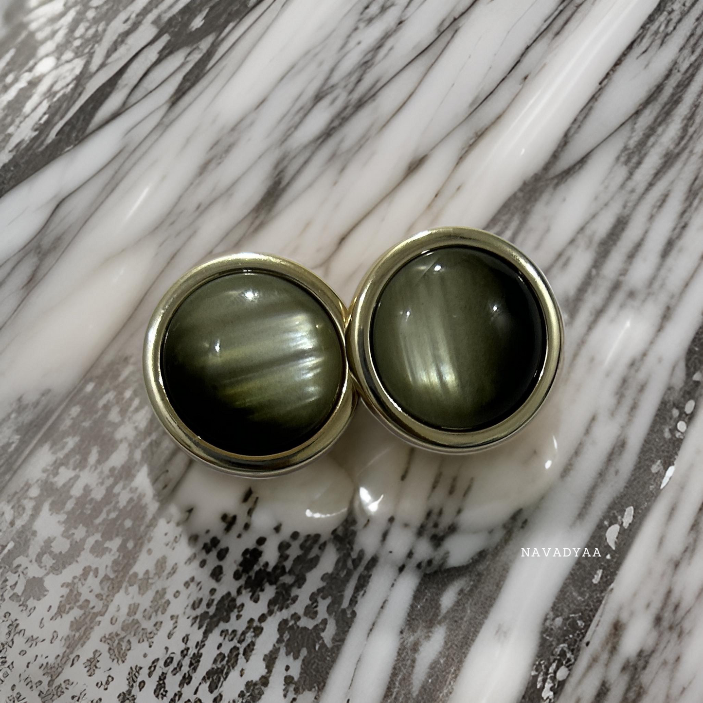 Slate Grey Stud Earrings, E0024