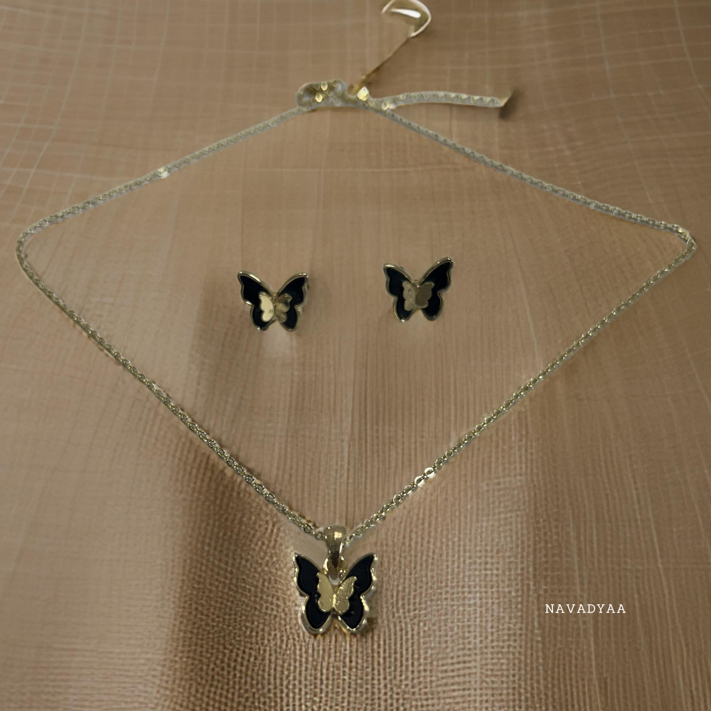 Butterly Pendant Set N0033